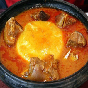 Fufu with Light Soup